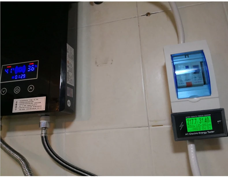 AC 50-320V Digital Voltage Meter indicator Power Energy Voltmeter Ammeter current Amps Volt wattmeter tester detector for App