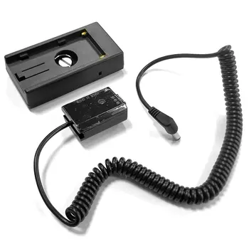 

NP-F970 F750 Battery Holder Mount Plate with PW20 DC Coupler for Sony Camera NEX F3 5 7 SLT-A33 A55 SLT-A35 a7 a6000 a3000 A630