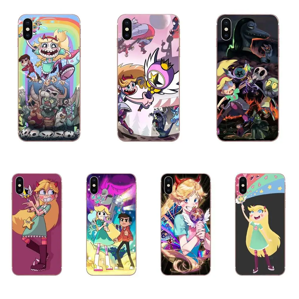 

For Huawei Honor 4C 5A 5C 5X 6 6A 6X 7 7A 7C 7X 8 8C 8S 9 10 10i 20 20i Lite Pro Cover Cartoon Star Vs The Forces Of Evil