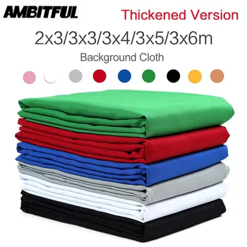 

Thicken Black White Green Blue Red Grey Yellow Muslin Photo Backgrounds Studio Photography Screen Chromakey Backdrop Cloth