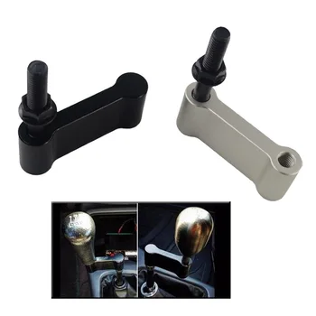 

Aluminum M10*1.5MM ASR Style Dog Bone Shifter Relocator White Extender Adjustable for Honda/Acura
