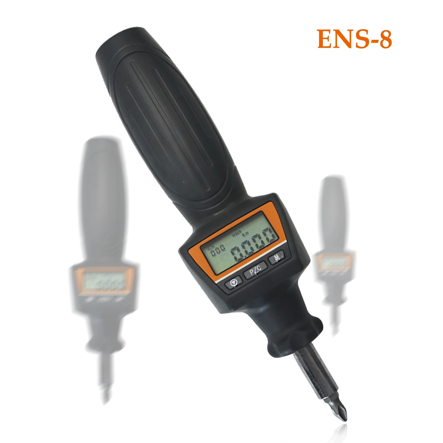 ENS-8 1/" Мини цифровой Крутящий момент шуруповерт с зуммером светодиодный вспышка сигнализация двойное направление беспроводные сменные головки ручные инструменты