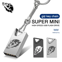 Мини флеш-диск USB 2,0 128 Гб 64 ГБ 32 ГБ высокоскоростной 16 ГБ 8 ГБ 4 ГБ флэш-памяти USB3.0 маленький u-диск с цепочкой для ключей