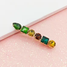 Shuangsheng дизайн красочные хрустальные заколки для волос для женщин девочек детские заколки для волос аксессуары для волос ювелирные изделия