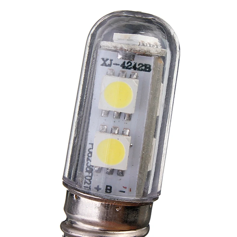 AC220V 240V E14 7LED холодильник лампы 5050 1 5 Вт мини швейной машины светильник лампа