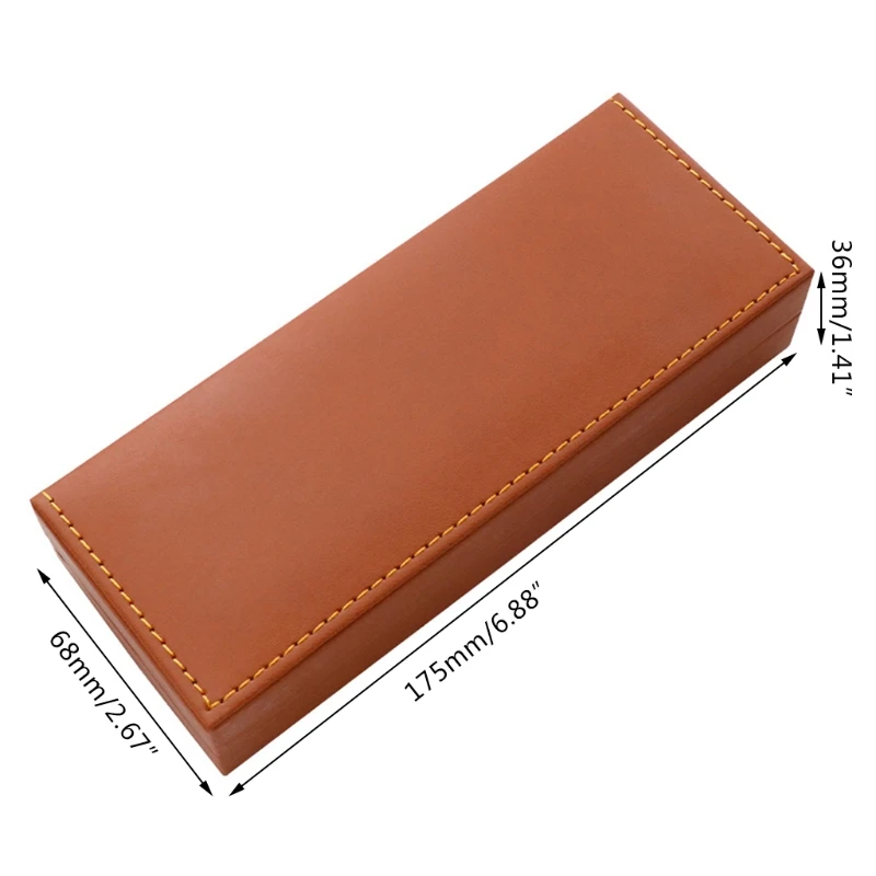 Rectangular Clamshell Gift Pen Box Business Office Pen Storage Box Creative School Supplies Pencil Cases for Jewelry D5QC