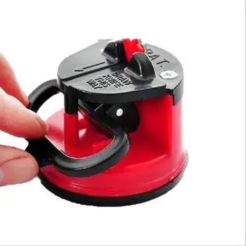 

Dropshipping hot sale steel Knife Sharpener with suction pad Scissors Grinder Secure Suction Chef Pad Kitchen Sharpening Tool