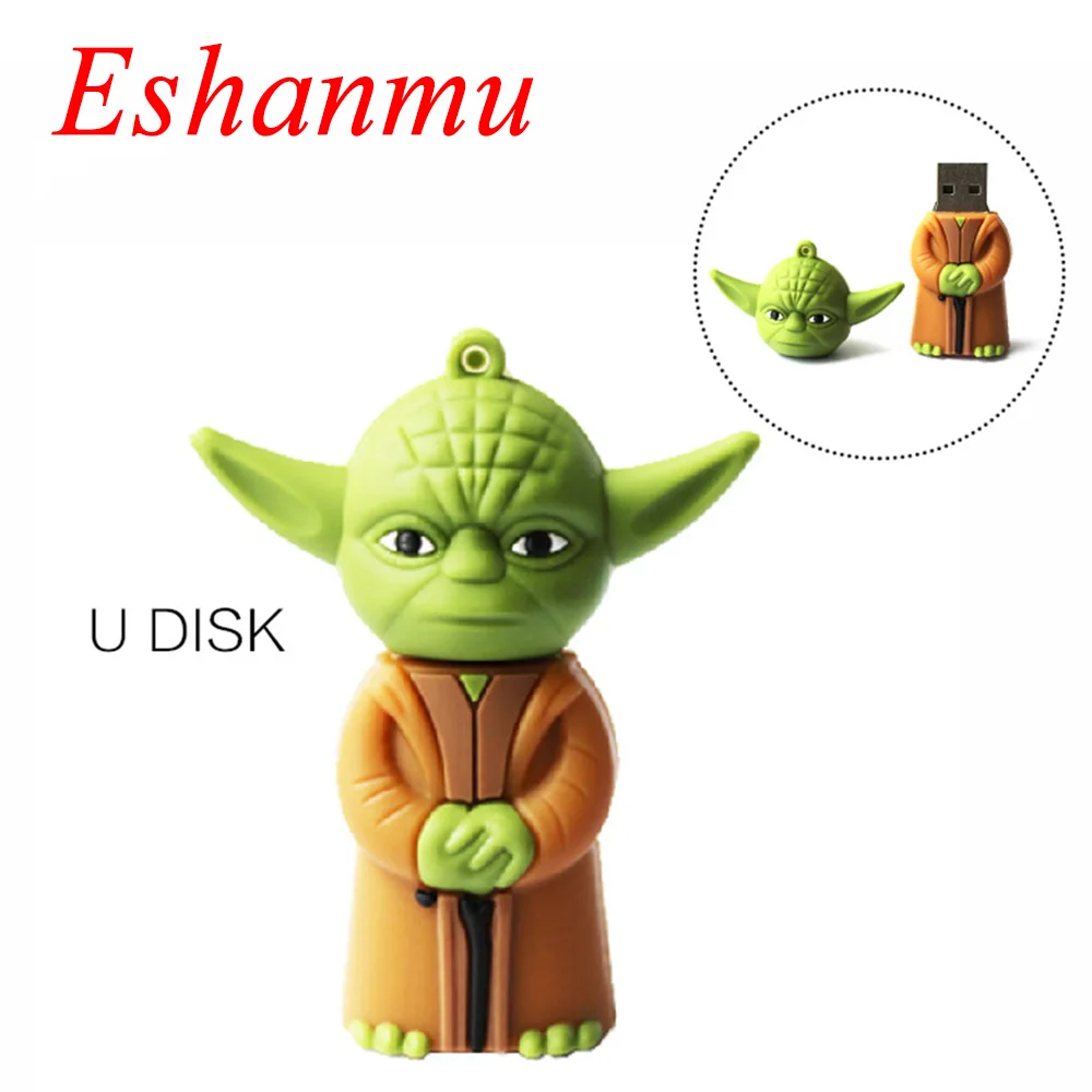 Лидер продаж Usb флеш накопитель Yoda 4 ГБ 8 16 32 64 2 0 подарок для друзей|USB