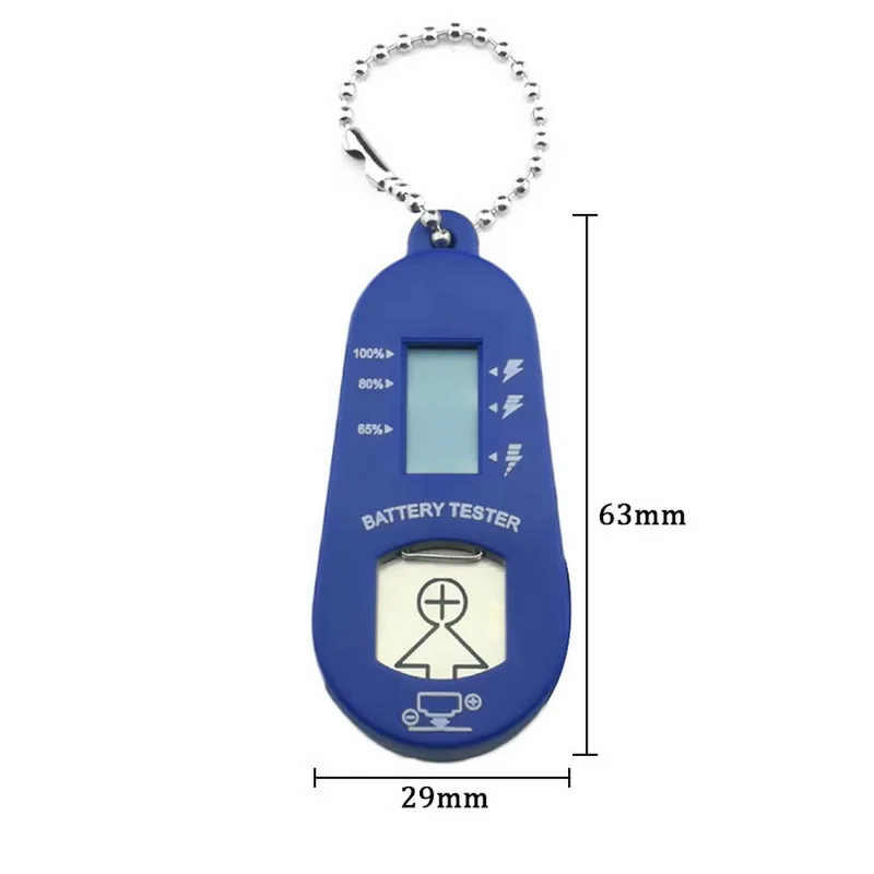 Battery Tester Universal Hearing Aid Battery Tester Digital Measuring Equipment LCD Display Button