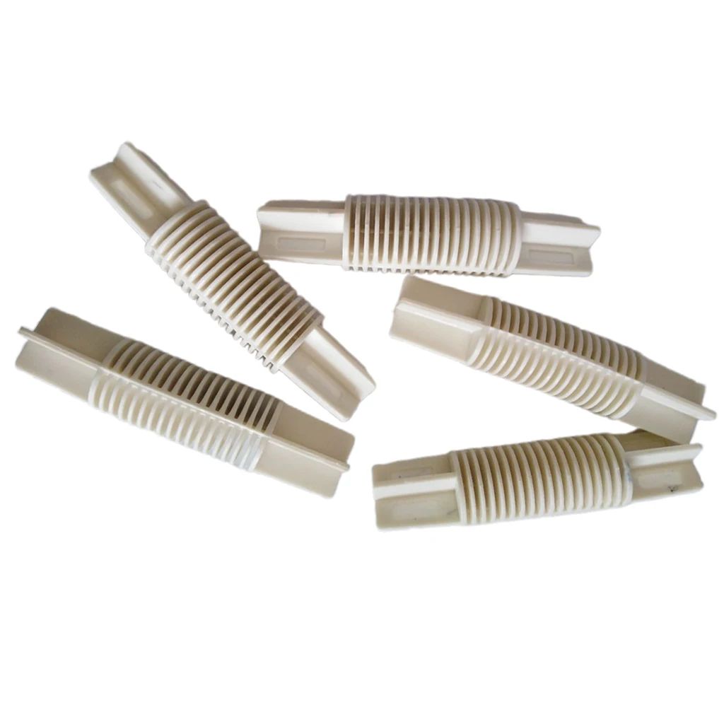 5Pieces Corner Bay Window Curtain Pole Elbow Joint Rod Support