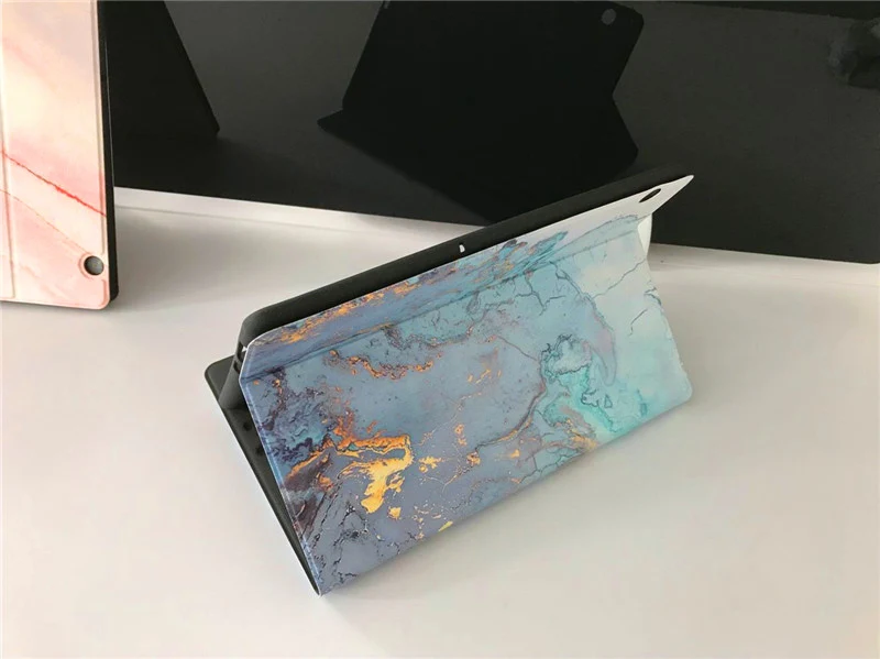 Модный окрашенный чехол для Huawei MediaPad T5 10 чехлы планшетов с подставкой планшета 1