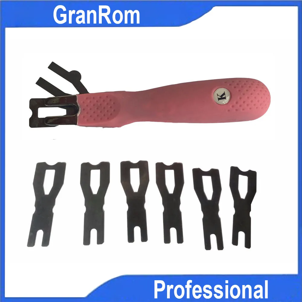 Floor Carpet Trimming Skiving Knife Vinyl Flooring Welding Cutting Blade Tool With 6 Blades