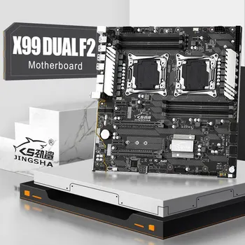 

JINGSHA X99Dual F2 X99 Chipset Motherboard Support Crossfire Xeon V3/V4 Processor 2*Pcie 16x SSD M.2 Nvme And 8*DDR4 ECC REG