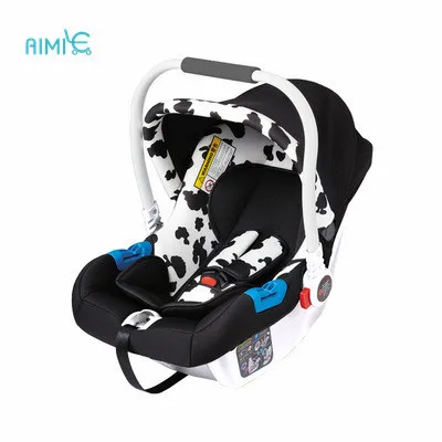 Free shipping ECE Baby Basket Newborn Car Seat Car With Baby Cradle Trolley Matching Blue convertible car seat booster seat - Цвет: Золотой