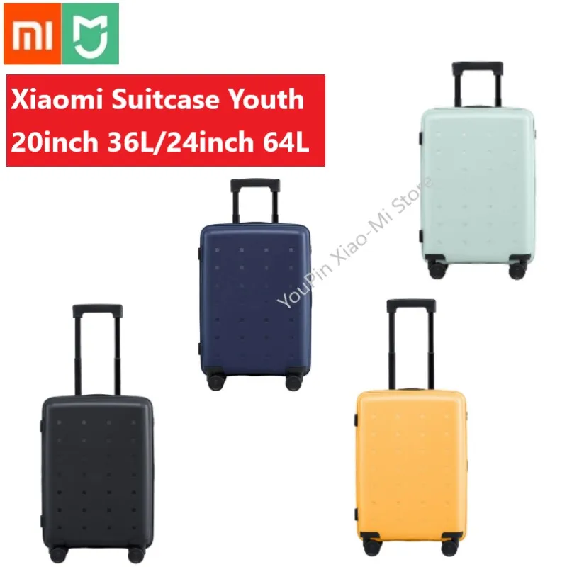 Оригинальный чемодан Xiaomi Mi Youth Version 20 дюймов/36 л 24 дюйма/64 TSA замок Спиннер колесо