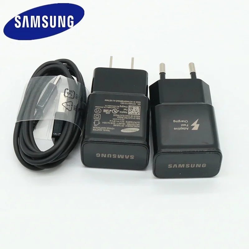 Original Samsung Fast Charger 9V1.67A Charge Adapter Type C Cable For Galaxy S20 S10 S9 S8 Plus Note 8 A30 A40 A50 A70 S A31 A51 wireless chargers