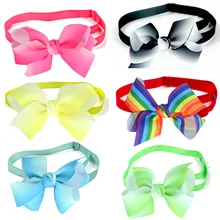 60 PCS Gradient Pet Bow Tie Spring Big Dog Accessories Big Dog Supplies Dog Bowtie Collar Cute Pet Grooming Products 15 Colors
