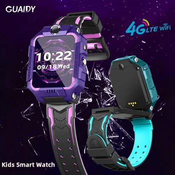 

Kid Phone Smart Watch 4G Remote Dual Camera SIM GPS Waterproof Alipay Bracelet band Weather Forecast For IOS Android Flashlight