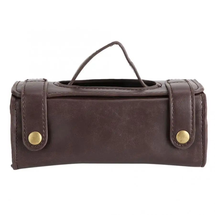 Beauty Cosmetics Portable PU Leather Shaving Toiletry Bag Shaving Tools Organizer Cosmetic Bag Makeup Kit Full Professional - Цвет: Black