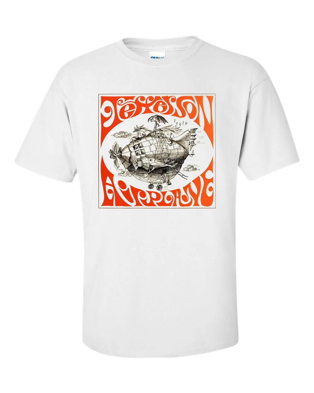 Футболка Jefferson Airplane Ectodelic Trip афиша концерта | Мужская одежда