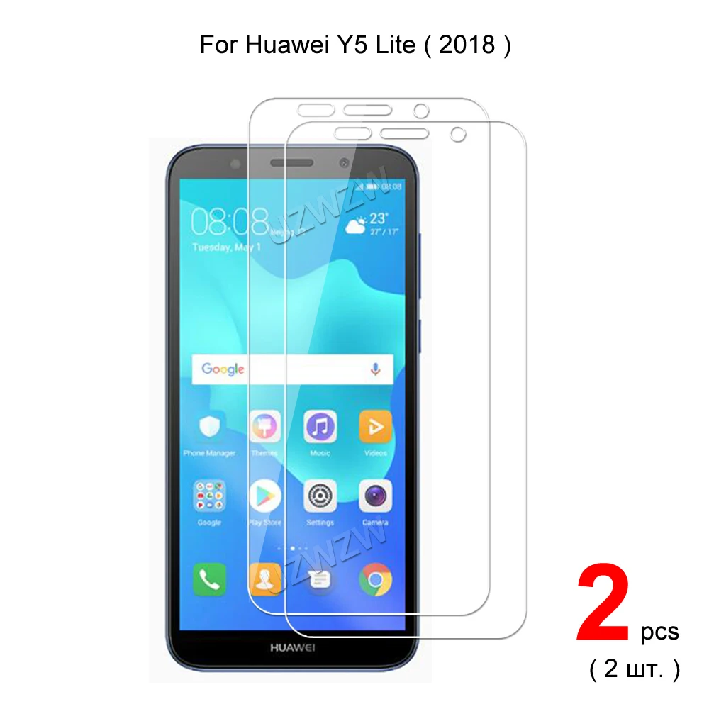 Для Huawei Y5 Lite 2018 закаленное стекло Защита для экрана Защитная пленка HD Прозрачная 0