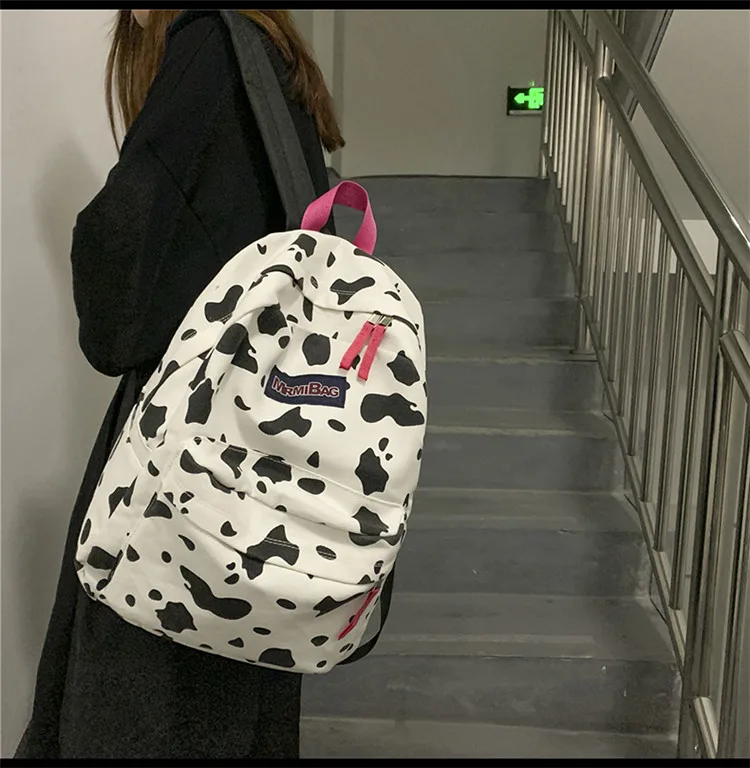 2021 Cow Print Sport Backpack Leopard 