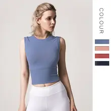 Сексуальный спортивный топ для фитнеса для женщин без рукавов танцевальные футболки для йоги и тренировок спортивные футболки женские спортивный Топ Спортивная одежда s-xl