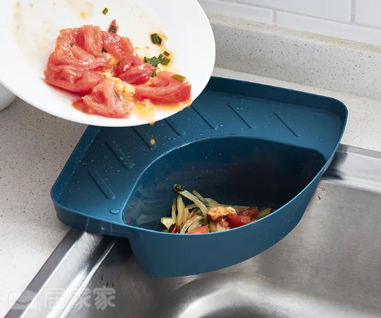 Creative household commodities sink dry and wet separation drain basket J03