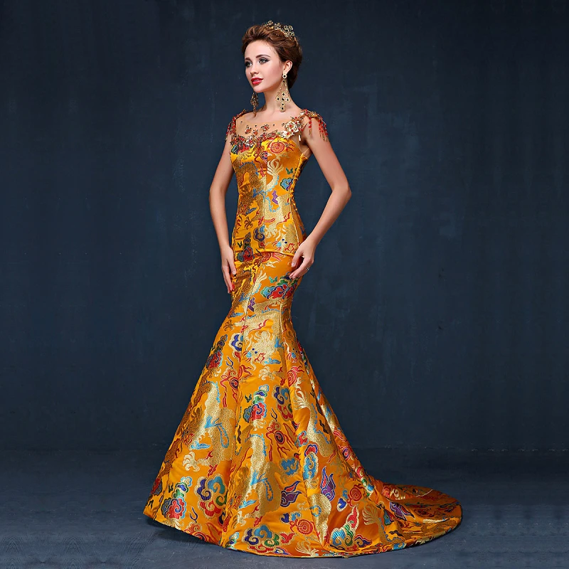 Рисунок 4 - Золотистые вечерние платья Дубая