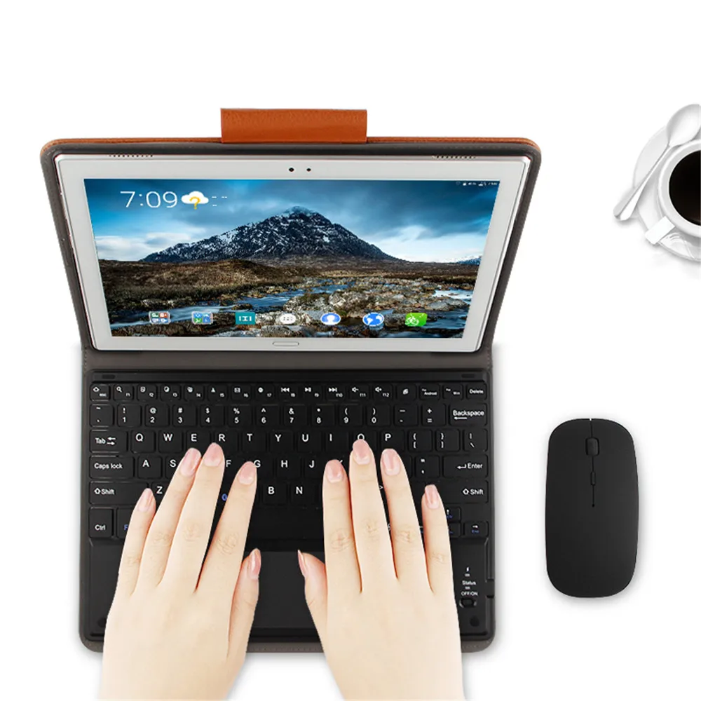 Чехол с клавиатурой Bluetooth для lenovo Tab 4 10 Plus, 10,1 дюймов, чехол для планшета, Ретро кожа, откидная подставка, клавиатура, защитный чехол для планшета