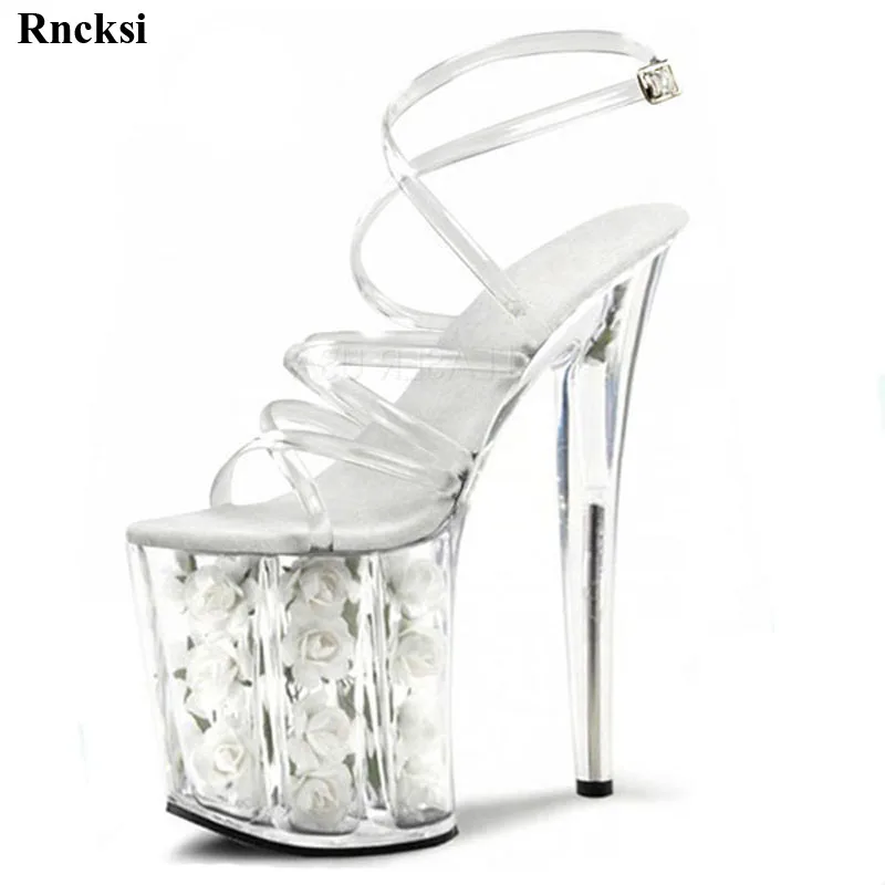 designer perspex heels