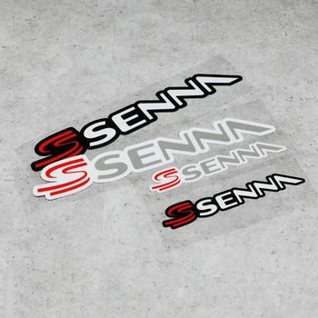

NO.S176 F1 Racing Driver Senna Commemorative Sticker Reflective Car Stickers and Decals Motorcycle Motorbike Stickers