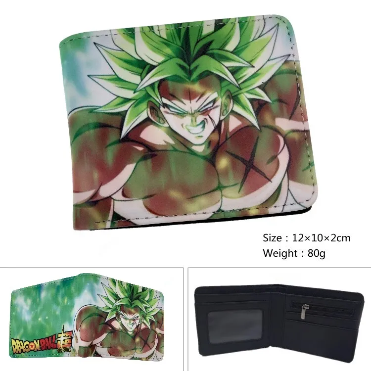 Новое поступление, мультяшный кошелек Dragon Ball Z, аниме Dragon Ball Super Broly, мужской короткий кошелек с отделением для монет, кошелек для студента, подарок - Цвет: Q