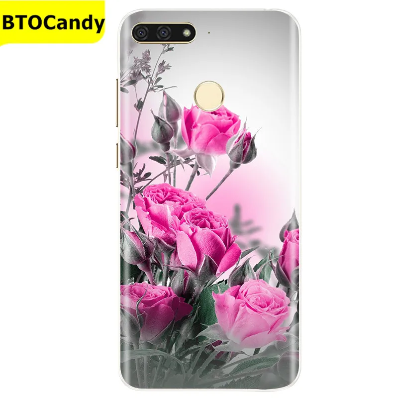 phone pouch for ladies For Huawei Y7 Prime 2018 Case Huawei Y7 2018 Cover Soft Silicone TPU Phone Case For Huawei Y 7 Y7 2018 Prime Back Cover Coque flip cases Cases & Covers