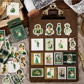 

45pcs/box Beauty Amelie Stationery Sticker Kawaii Diary Handmade Adhesive Paper Flake Japan Sticker Scrapbooking Stationery