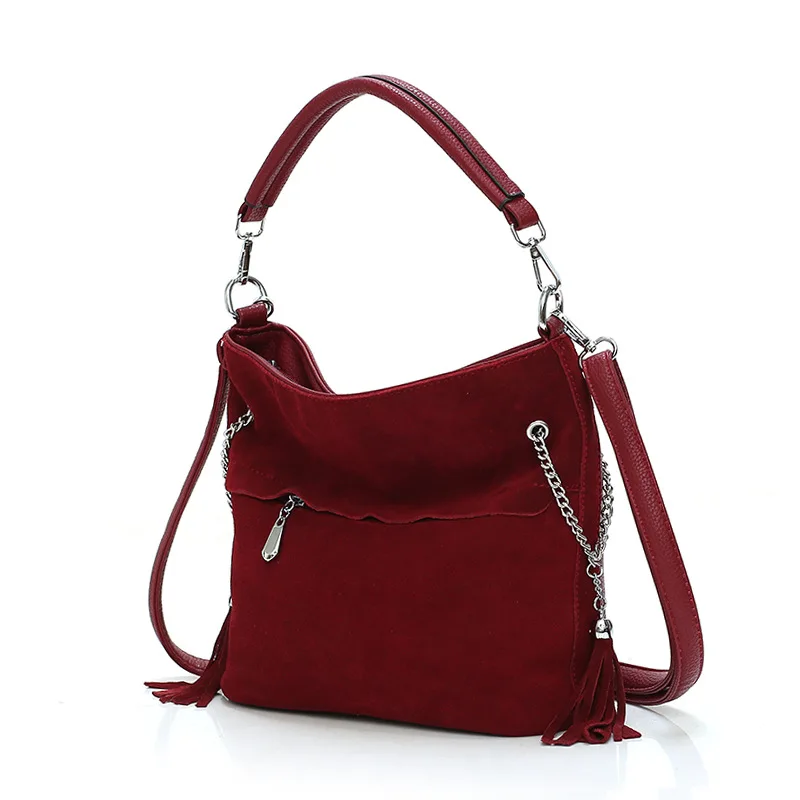 

Tassels WOMEN'S Bag 2019 New Style Europe And America Fashion Handbag Versitile Fashion Shoulder mo sha bao