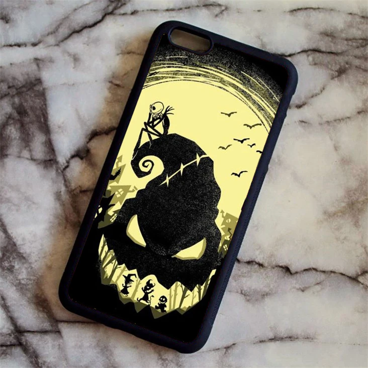 KETAOTAO Кошмар перед Рождеством чехол для телефона s для iPhone 4S 5C SE 5 5S 6 6S 7 8 Plus X Чехол Мягкий ТПУ резиновый силиконовый - Цвет: Цвет: желтый