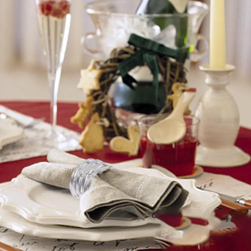 

New High-quality Napkin Buckle Multi Function Towel Napkin Ring For Home Weddings Dinners Christmas Thanksgiving Wholesale