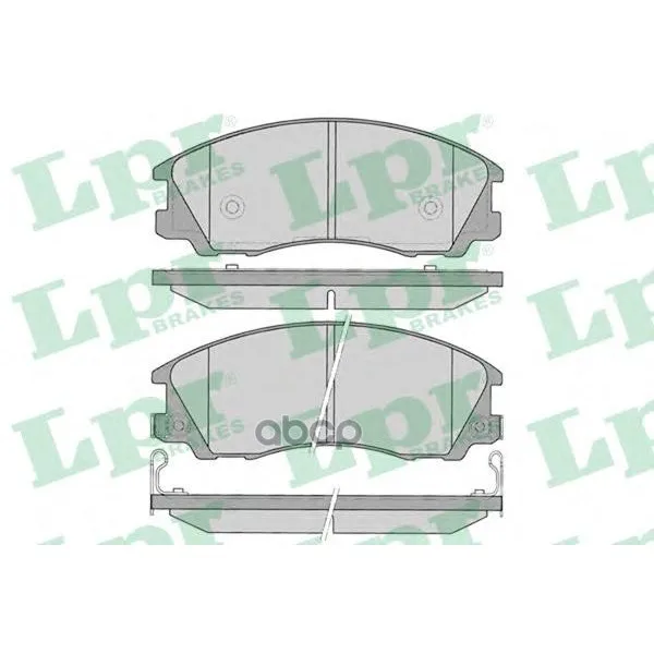 Колодки Тормозные Hyundai Terracan 01-03 Передние Lpr 05p1291 Lpr арт. 05P1291