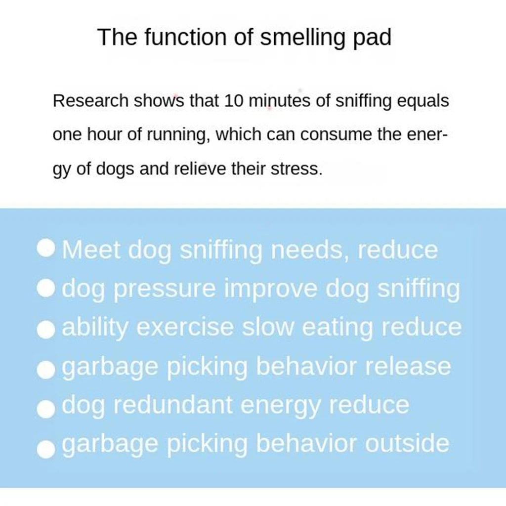 Soft Pet Dog Snuffle Mat Training Blanket Pet Nose Work Smell Snuffle Pads Training Feeding Blanket Pet Nose Pad