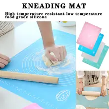 1 шт. антипригарный силиконовый коврик для выпечки из стекловолокна внутренний лайнер рулонное тесто для резки теста для пиццы инструмент для выпечки торта FD