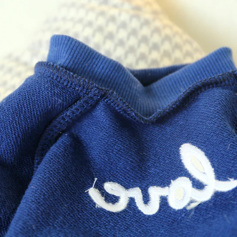 织带绣狗狗圆领衫-法斗款16