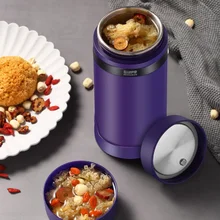 110-220 В Портативный электрический чайник, мини многофункциональная емкость, сплит-тип, чайник для воды, горячий горшок из нержавеющей стали, 600 мл