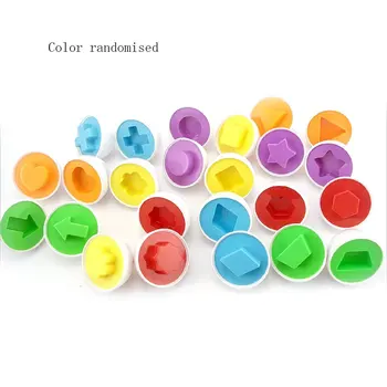 

1 pc Education Learning toys Mixed Shape Wise Pretend Puzzle Smart Eggs Baby Kid Egg Learning Puzzles for Children