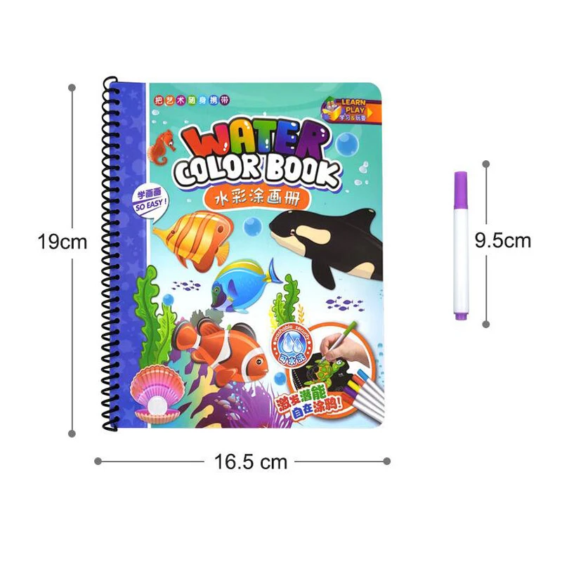 Warmom Игрушки для малышей Мел Рисование книга Детские Картины Сделай Сам доска раскраска для ребенка детские развивающие игрушки подарок