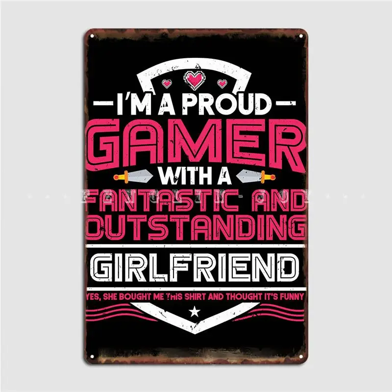 

Игровой постер для видеоигр, металлический плакат, бар, пещера, таблички на стену, паб, винтажный жестяной плакат