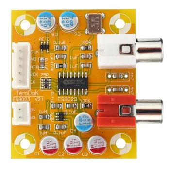 

Sabre Es9023 Analog I2S 24 Bit 192 Khz Decoder Board Module For Raspberry Pi
