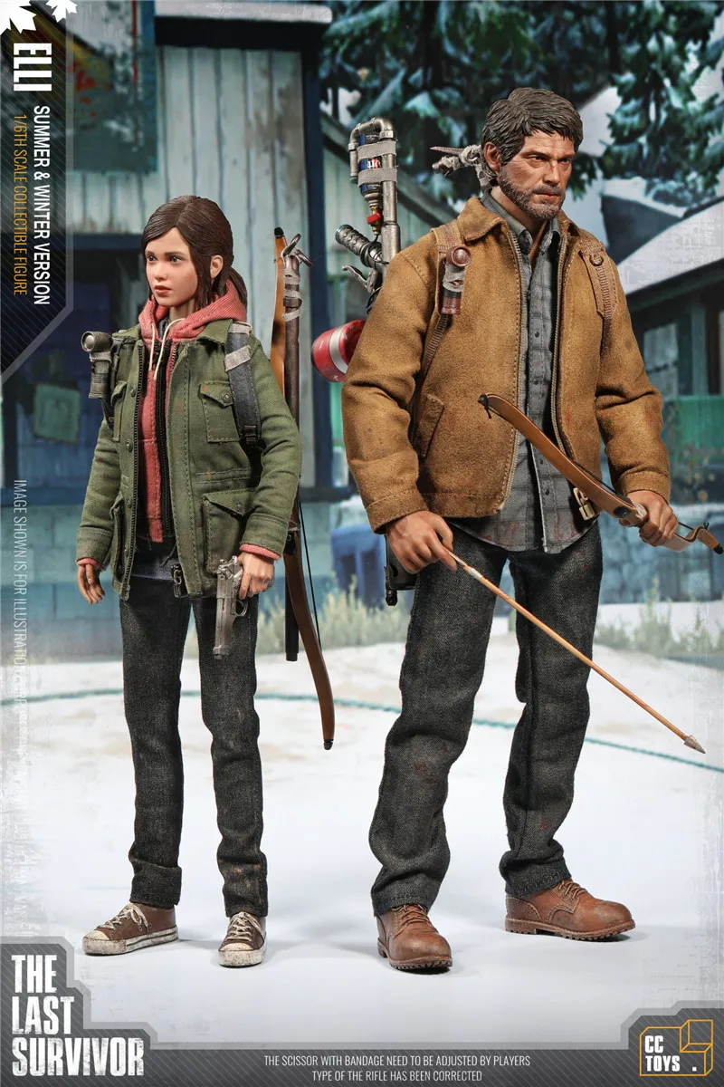 1/6 шкала CCTOYS JOE and ELLI Us Joel модель игрушки 12 'полный набор экшн Человек Девушка фигура куклы игрушки DIY Коллекция украшения дисплей