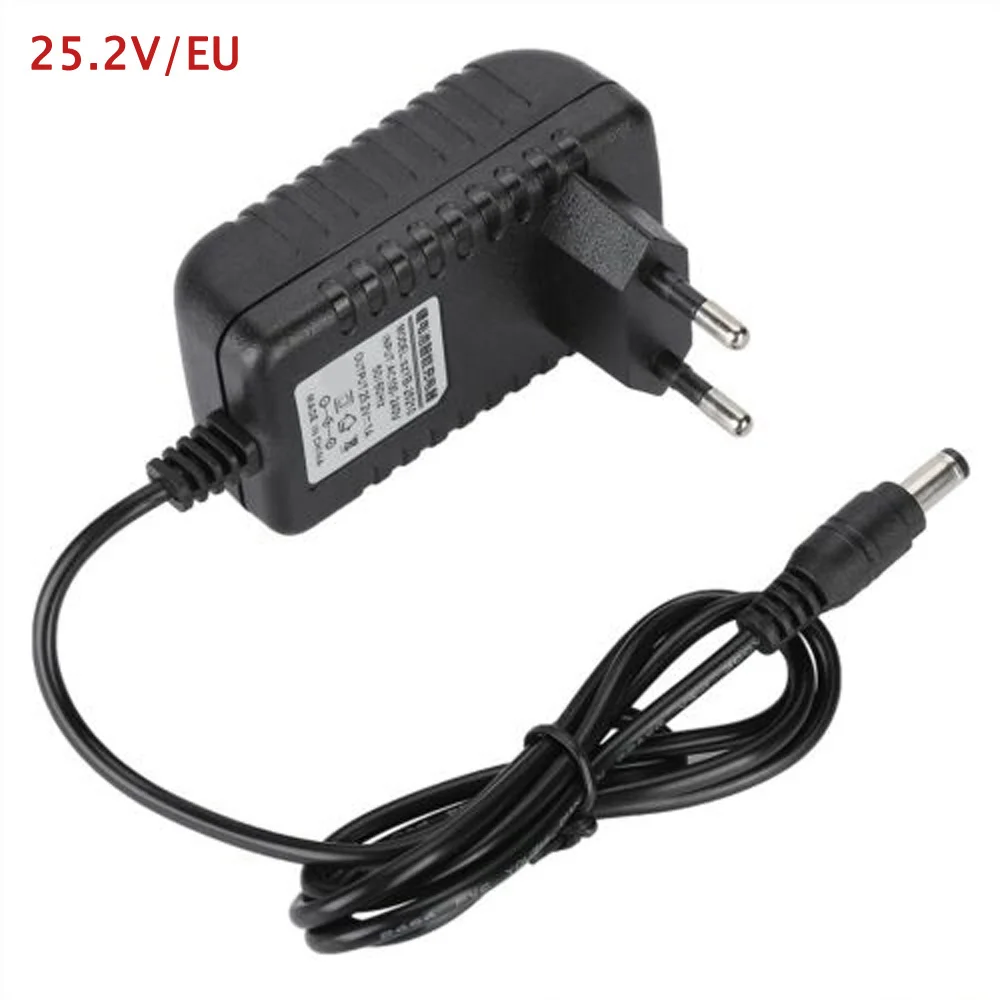 Адаптер питания DC 9 V/12 V/12,6 V/16,8 V/21 V/25,2 V 1A зарядное устройство питания Универсальное переключение ЕС США вилка