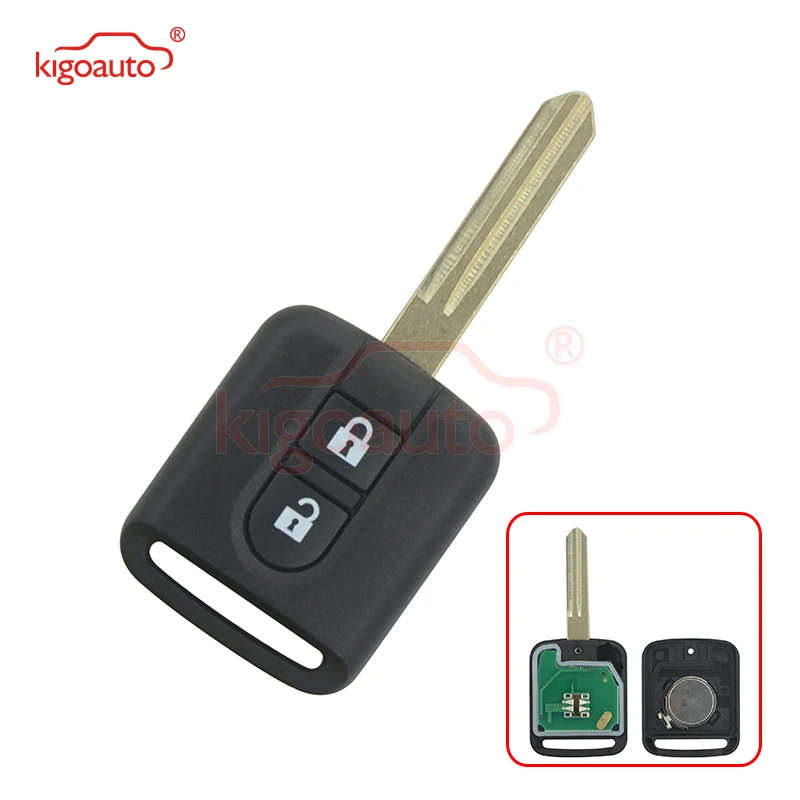 Kigoauto 5WK4876/818 2 кнопки 433 МГц ID46/PCF7946 чип для Nissan Elgrand X-TRAIL Qashqai Navara Micra Note NV200 удаленный ключ